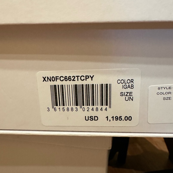 NEW WITH TAGS - B-ARMY LEATHER-TRIMMED CANVAS SHOPPER TOTE - Picture 14 of 15